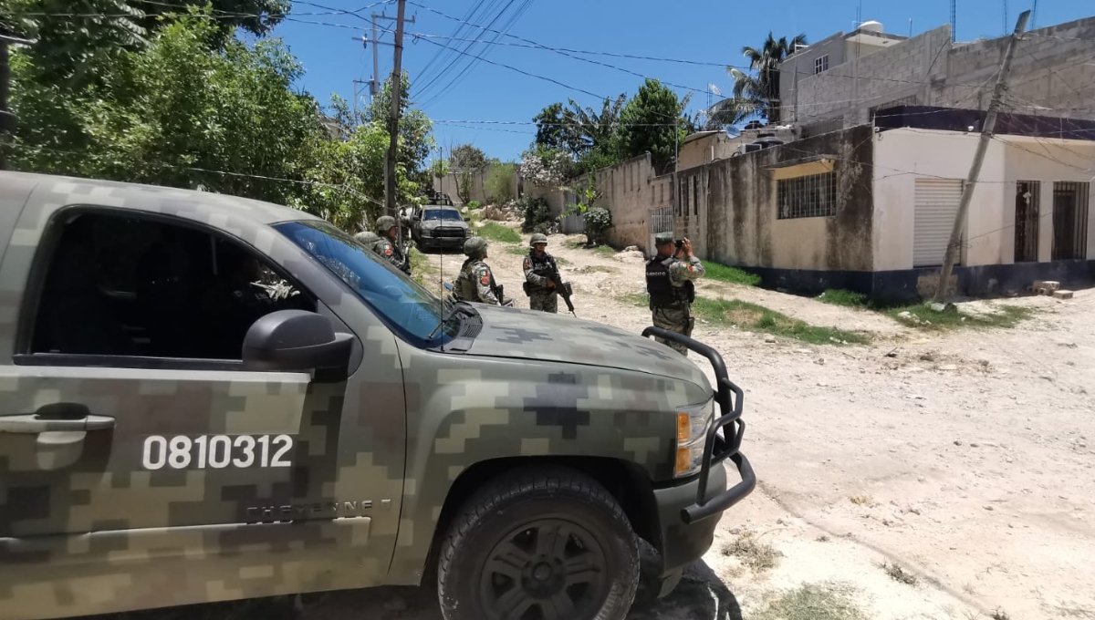 Al lugar llegaron elementos de la Secretaría de la Defensa Nacional (Sedena)