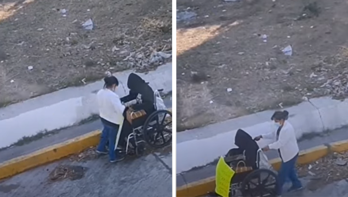 El video fue captado por una vecina