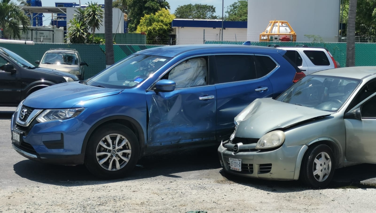 En el accidente hubo dos personas lesionadas