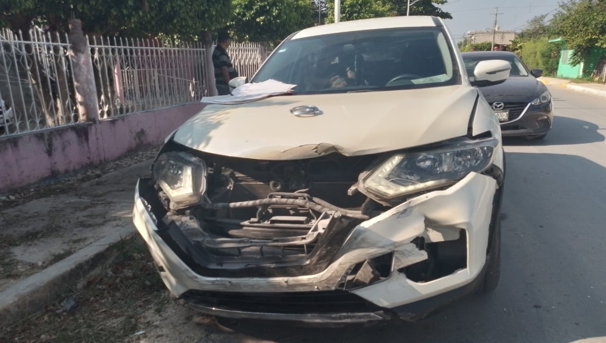 Los conductores llegaron a un acuerdo en el lugar del accidente Los conductores llegaron a un acuerdo en el lugar del accidente
