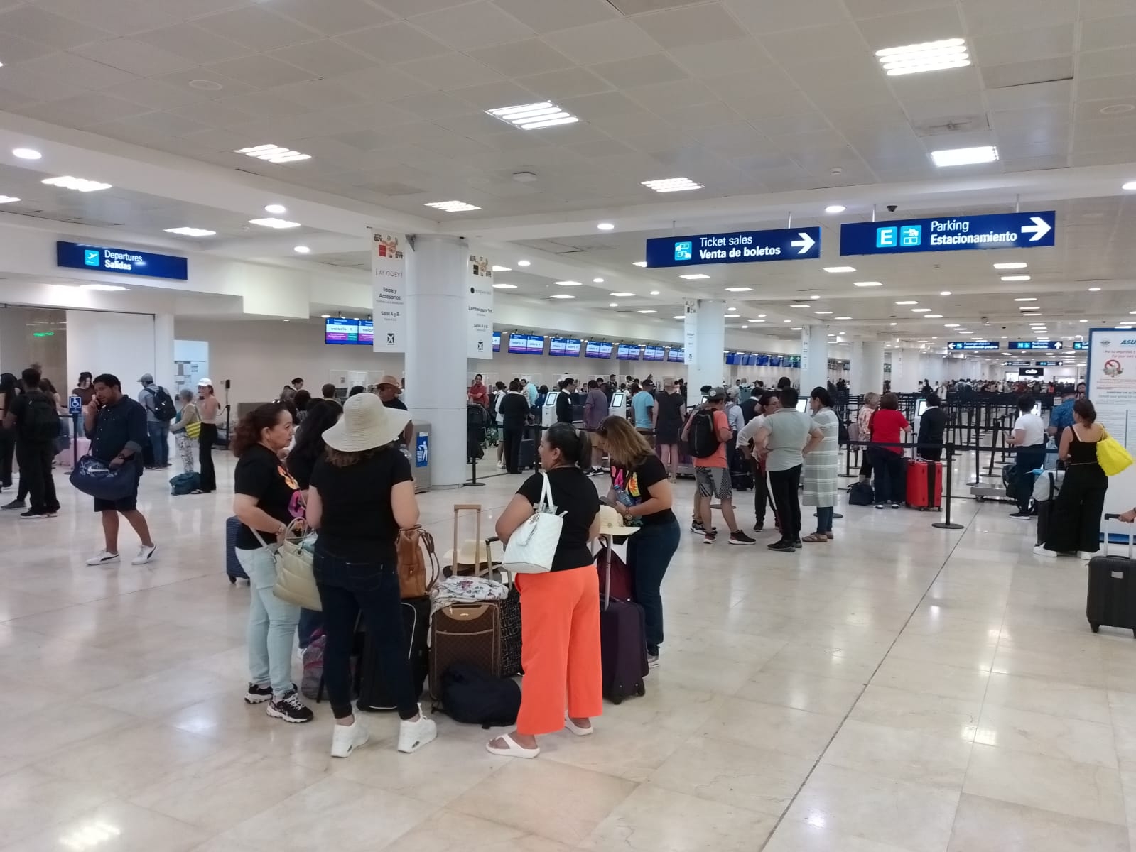 Se registró una gran afluencia de pasajeros