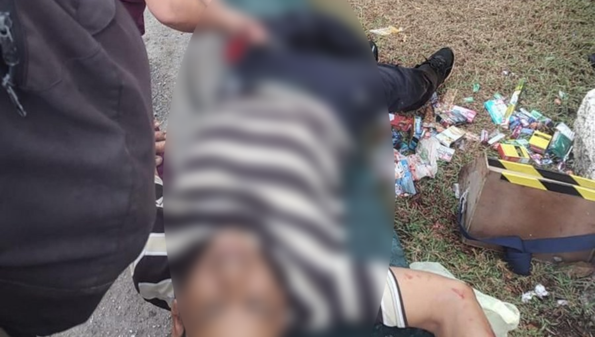 La conductora del vehículo se retiró de la escena, con la excusa de que iría la Hospital General para asegurarse que el herido fuera atendido