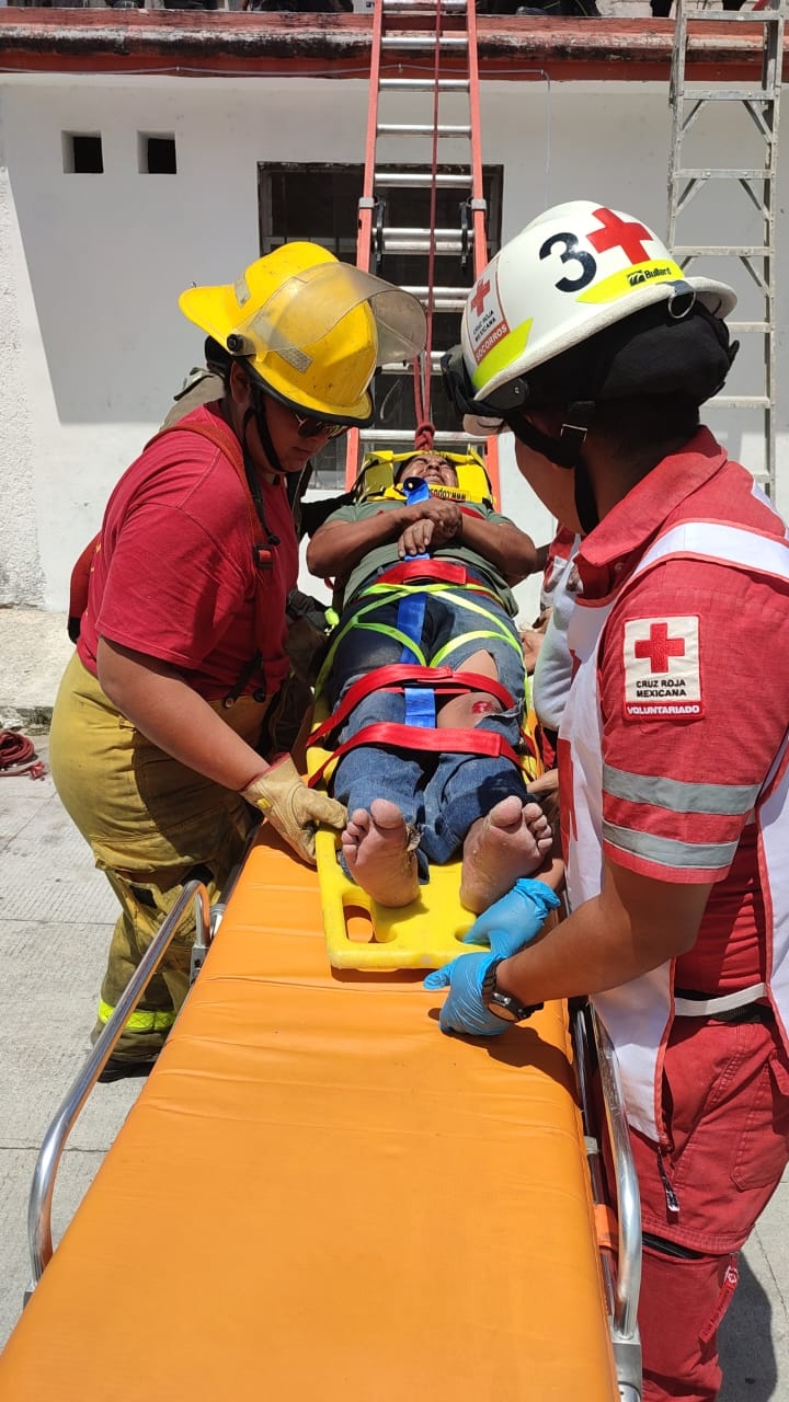 La víctima fue trasladada al hospital general para su atención médica