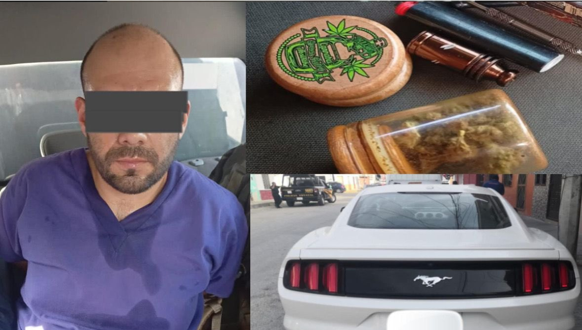 También se le decomisó un picador y una pipa También se le decomisó un picador y una pipa