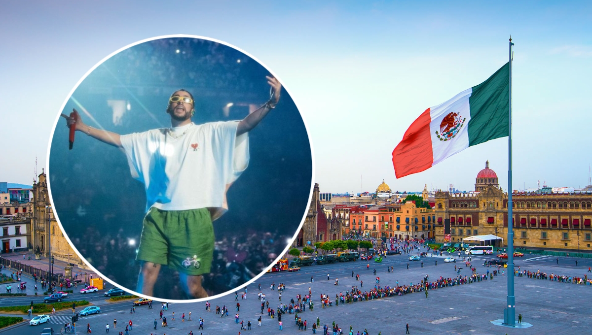 Bad Bunny podría presentarse en el Zócalo de la CDMX Bad Bunny podría presentarse en el Zócalo de la CDMX