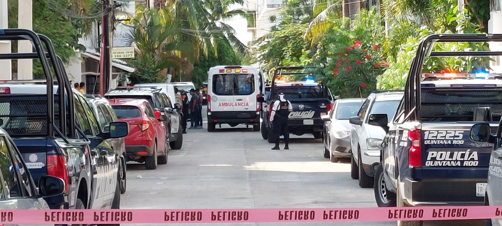 La zona fue acordonada para esperar la llegada de la FGE