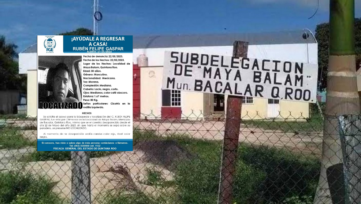 El cadáver fue encontrado en las inmediaciones de la localidad Maya Balam El cadáver fue encontrado en las inmediaciones de la localidad Maya Balam