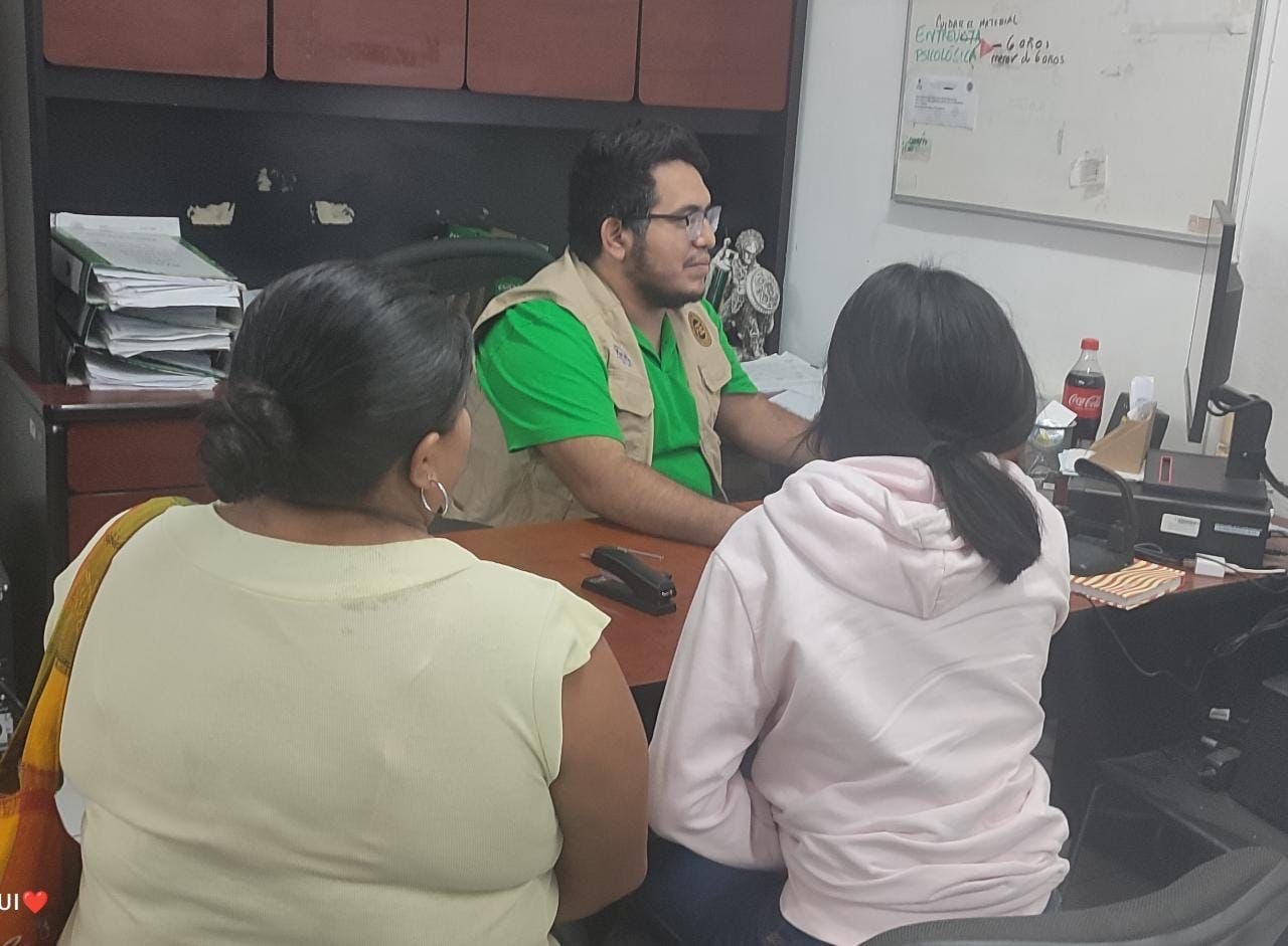 La menor fue entregada a sus familiares en buen estado de salud