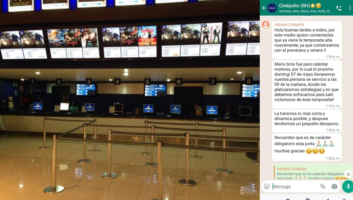 A través de varios grupos el usuario Yoe Polanco compartió dos capturas de pantalla donde exhibe la postura de la también llamada "Capital del Cine"
