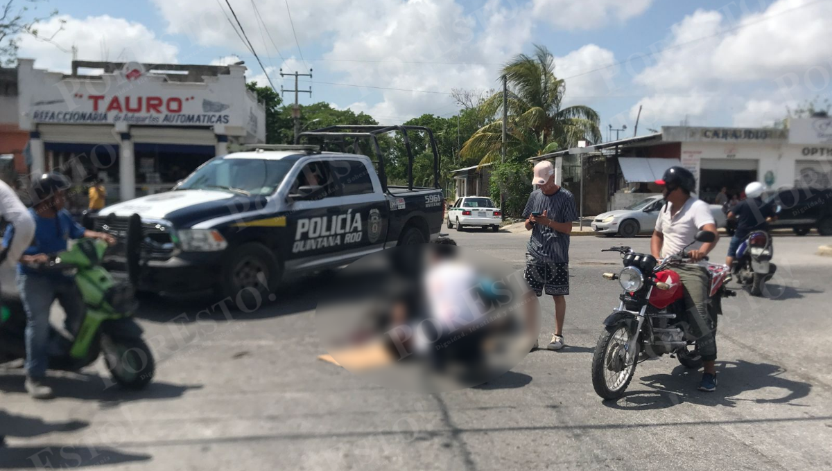 El responsable intentó darse a la fuga, pero los testigos lo hicieron regresar al lugar de la escena