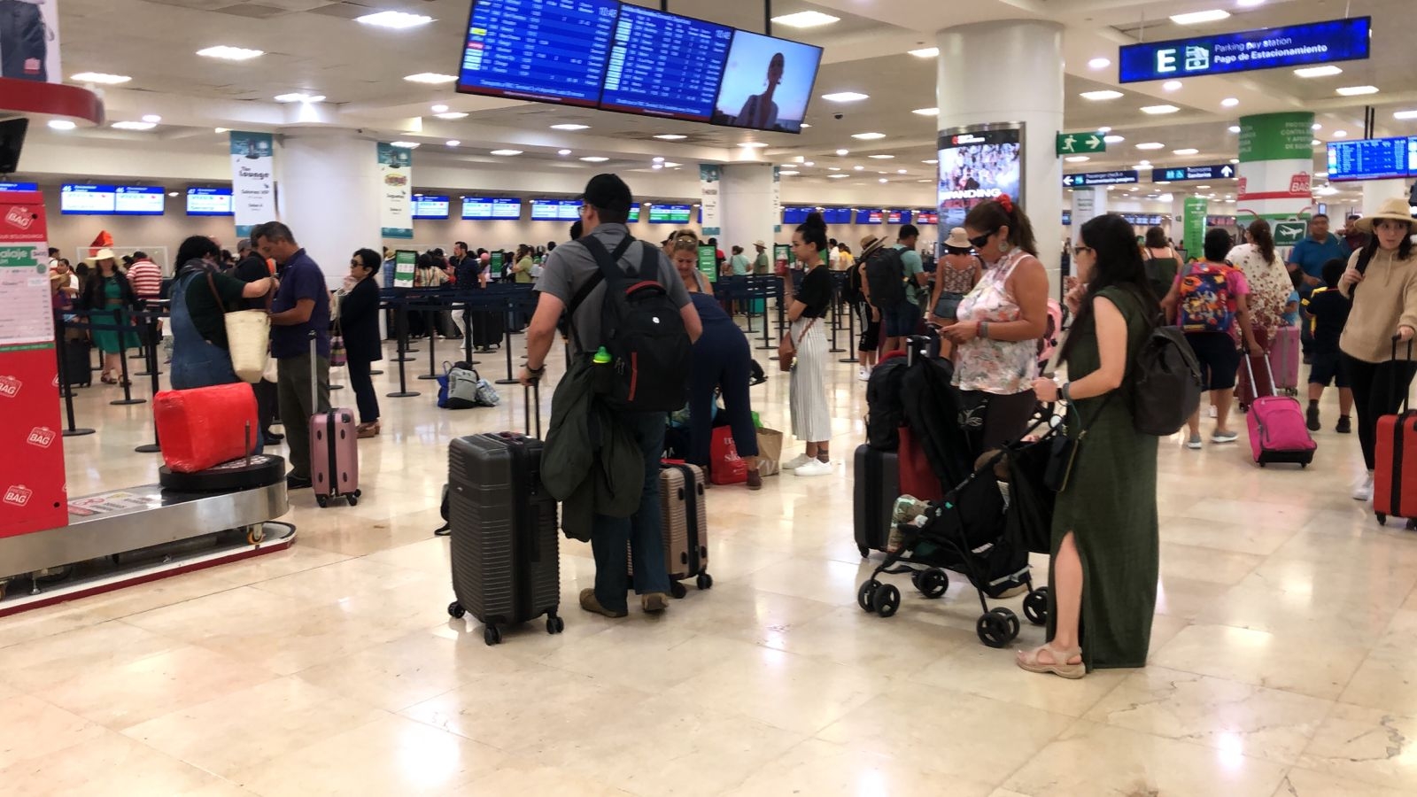 El flujo de los turistas nacionales aumento este cinco de mayo