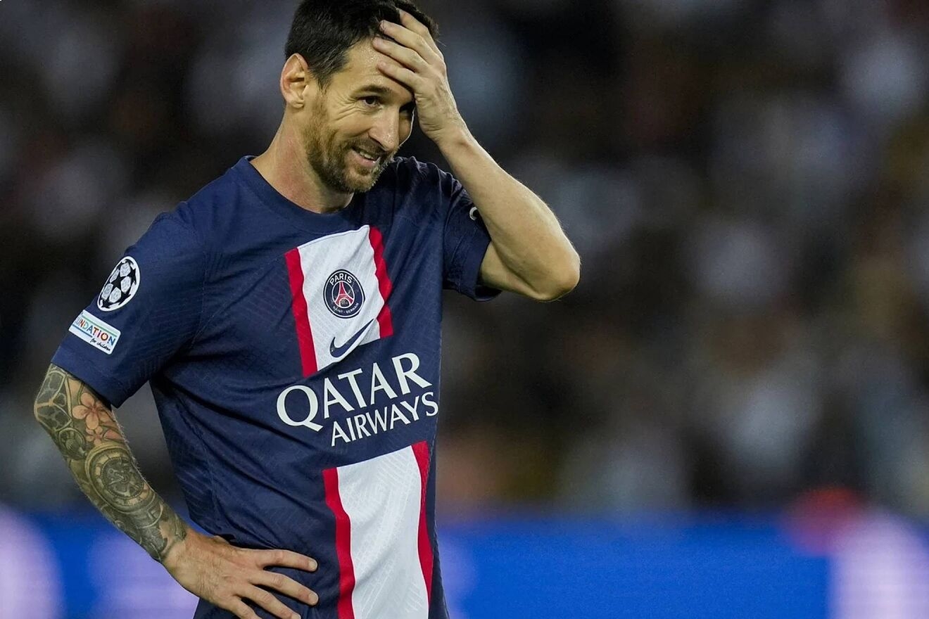 Messi no tuvo el rendimiento querido en el PSG tras su salida del Barcelona