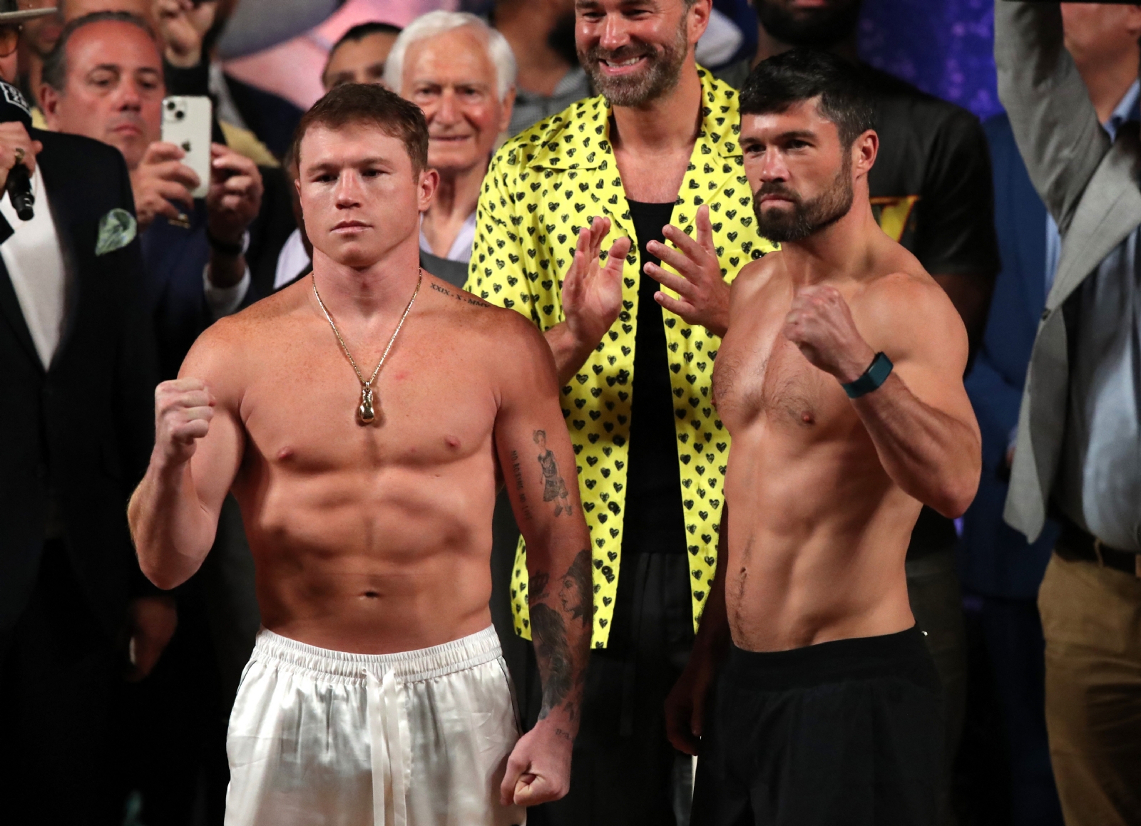 Se llevo a cabo la ceremonia de pesaje entre Saúl ‘Canelo’ Álvarez y John ‘Gorila’ Ryder