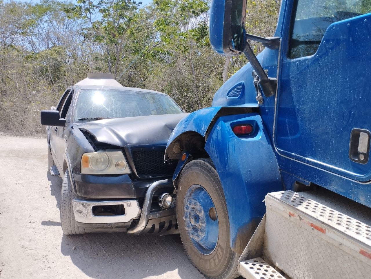 No se registraron personas heridas pese a lo aparatoso del choque