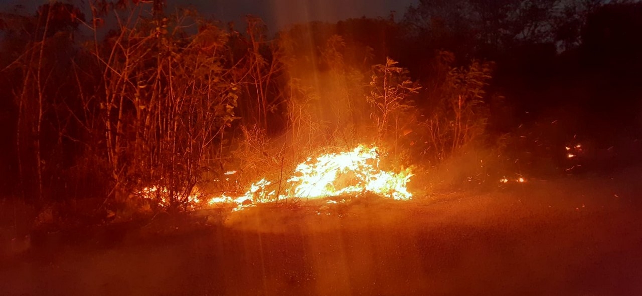 En cuestión de minutos llegaron los vulcanos y de inmediato se dieron la tarea a apagar el fuego En cuestión de minutos llegaron los vulcanos y de inmediato se dieron la tarea a apagar el fuego