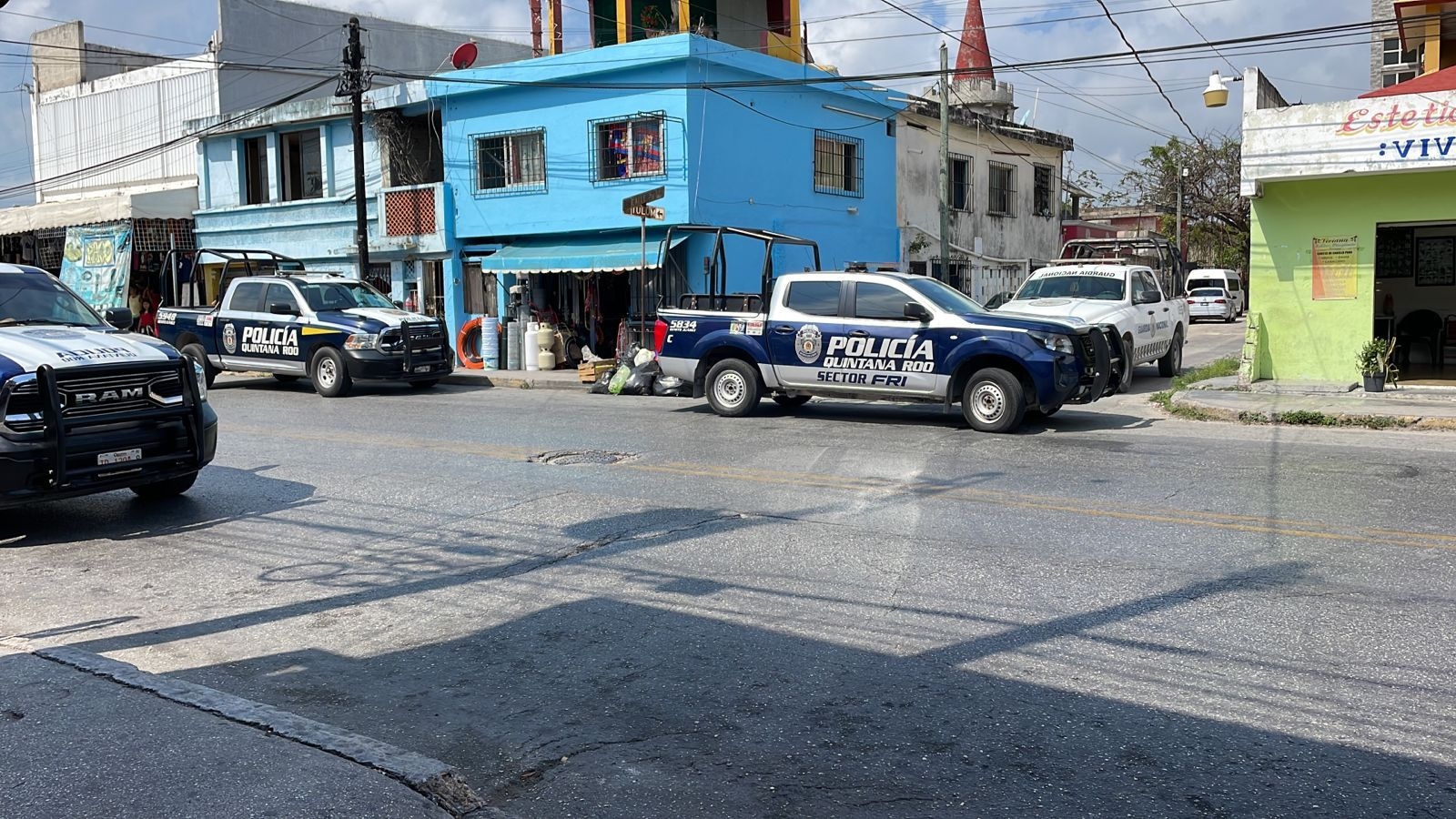 La intervención de las autoridades ocurrió a las 8:30 de la mañana