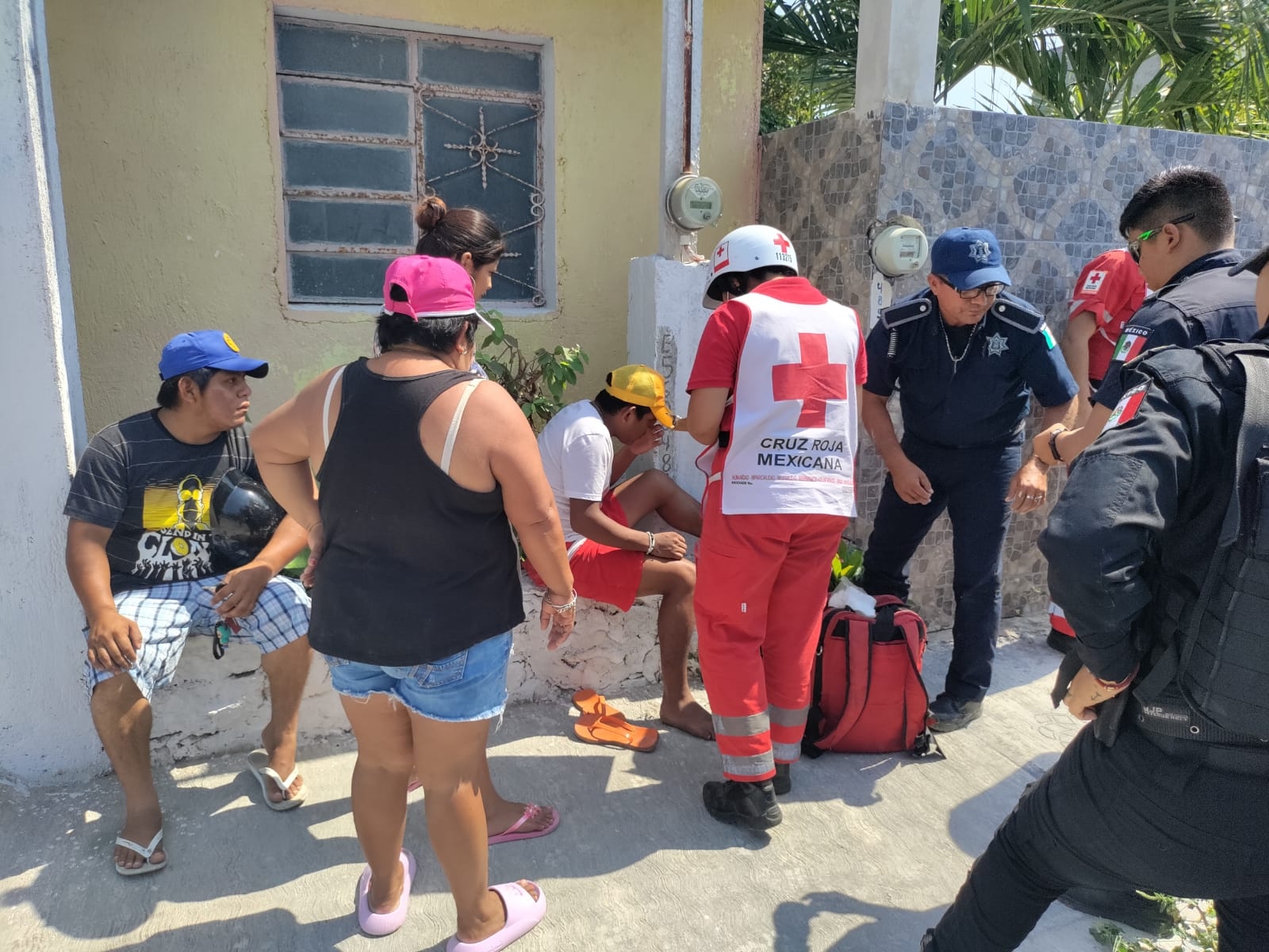 El accidentado recibió apoyo de paramédicos