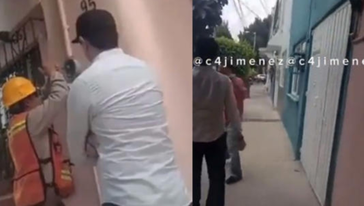 Robaba la luz, la CFE se lo quita y molesto va a golpear a su vecino