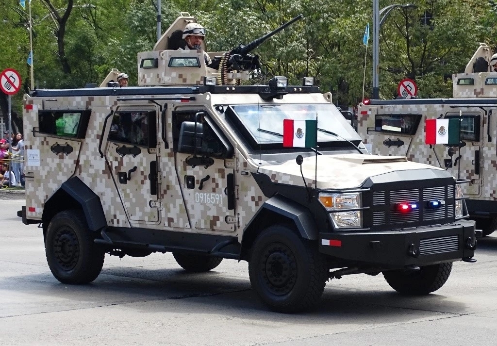Sandcat, vehículo blindado de la Sedena