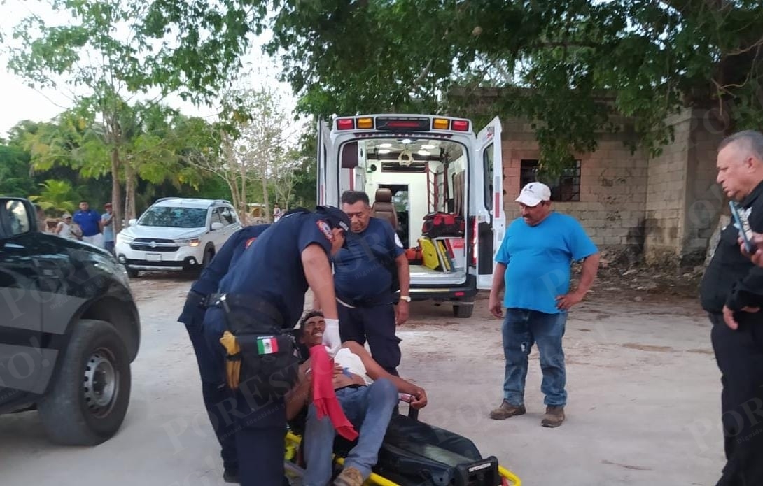 El hombre fue trasladado al hospital donde se encuentra grave
El hombre fue trasladado al hospital donde se encuentra grave