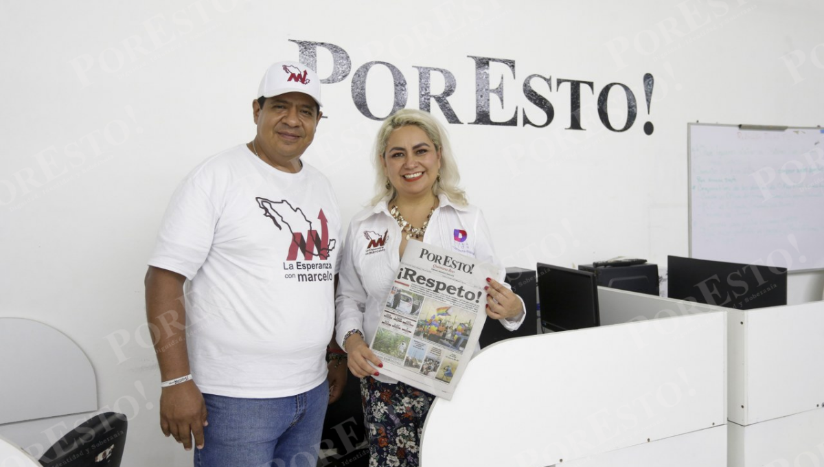 Diana León y Rafael Quintanar visitaron la Redacción de Por Esto! en Quintana Roo