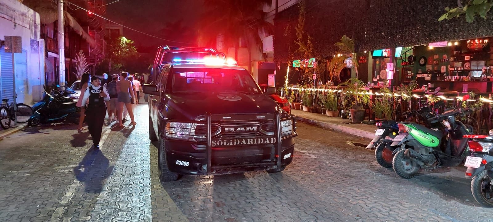 La zona fue asegurada mientras se inició la búsqueda de los responsables