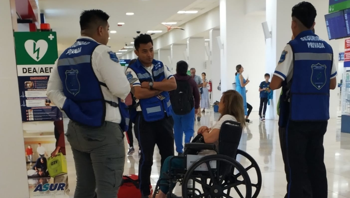 Familiares y paramédicos lograron auxiliar a la mujer