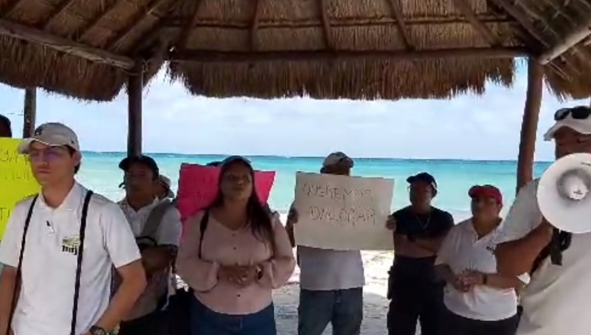 Los trabajadores realizaron una protesta pacífica