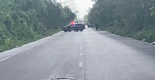 Se presume que quien hizo el reporte fue un ciclista que circulaba por la zona