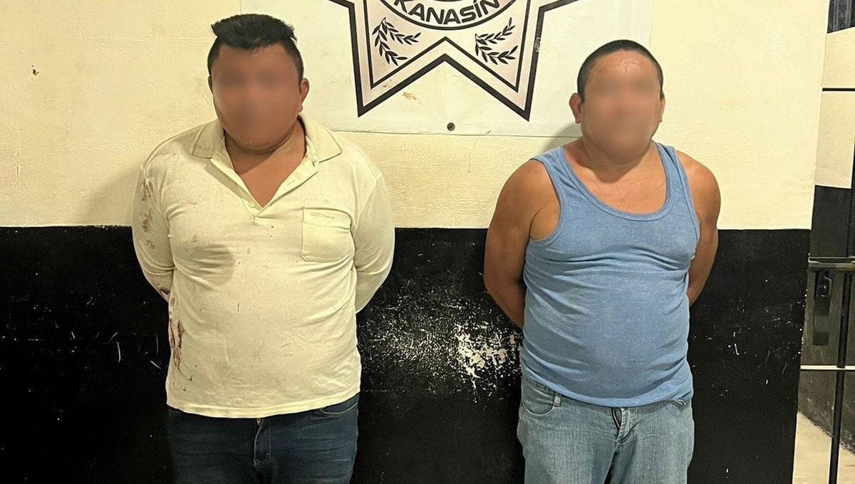 Padre e hijo fueron detenidos en la colonia San Camilo de Kanasín Padre e hijo fueron detenidos en la colonia San Camilo de Kanasín