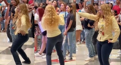 Cajera de Coppel se hace viral al bailar K-Pop Cajera de Coppel se hace viral al bailar K-Pop