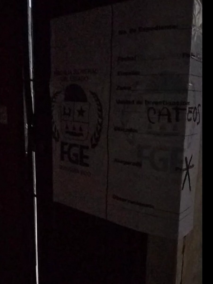 Los cuatro departamentos quedaron bajo el resguardo de la Fiscalía General del Estado