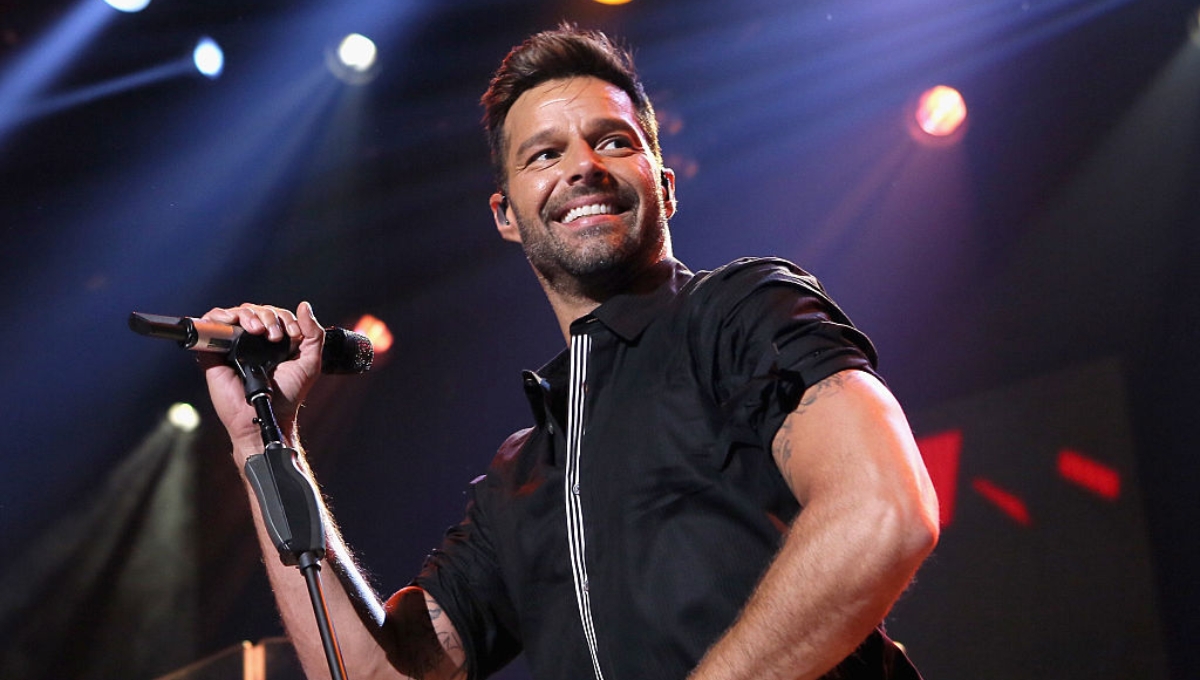 Ricky Martin en la playa. Foto: Especial