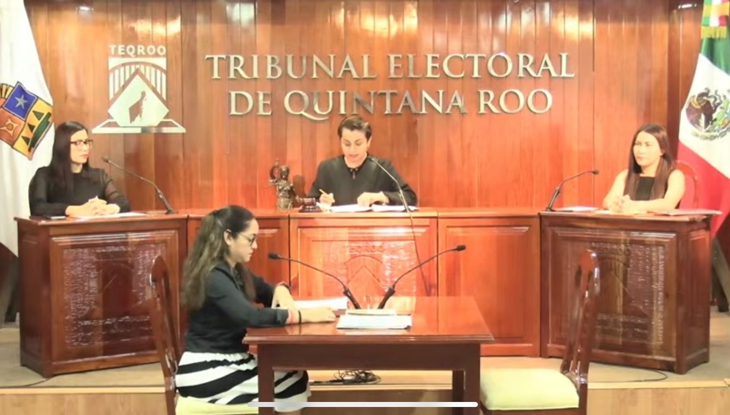 La magistrada Claudia Carrillo Gasca la que la presidió La magistrada Claudia Carrillo Gasca la que la presidió