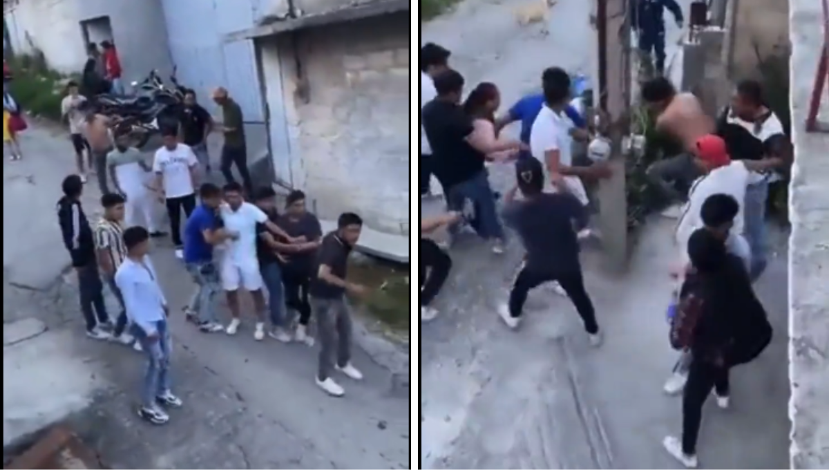 Las peleas entre los estudiantes son constantes en esa zona Las peleas entre los estudiantes son constantes en esa zona