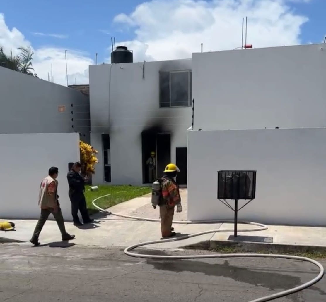 El siniestro se produjo cuando no se encontraba nadie en el interior de la vivienda El siniestro se produjo cuando no se encontraba nadie en el interior de la vivienda