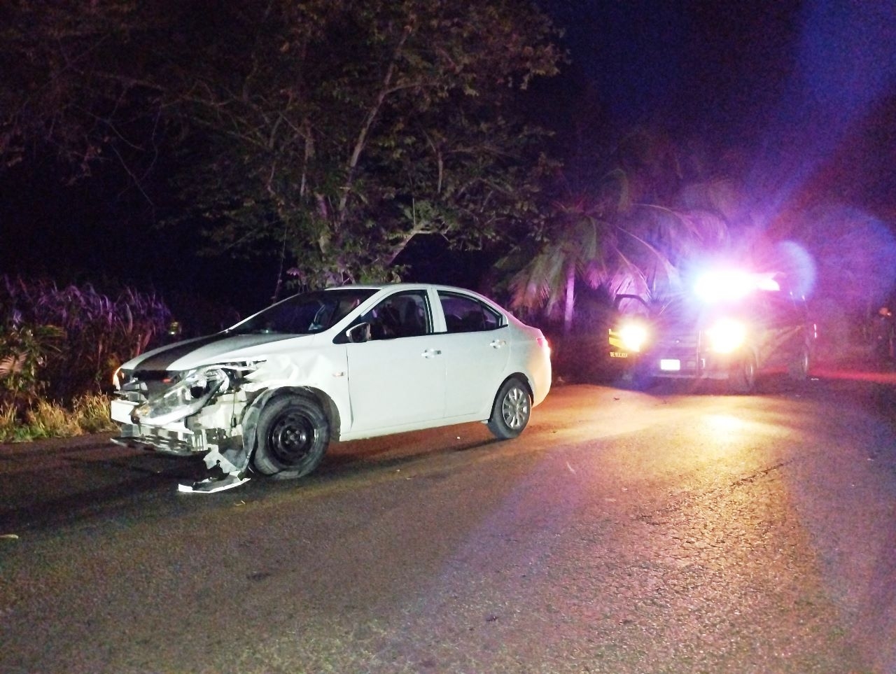 Solamente se registraron daños materiales en el accidente