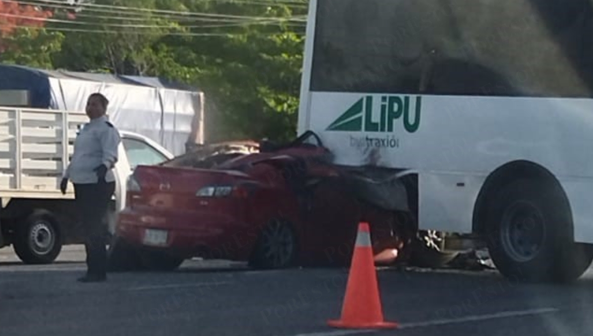 Por el accidente reportan fuerte congestionamiento vial y piden tomar precauciones Por el accidente reportan fuerte congestionamiento vial y piden tomar precauciones