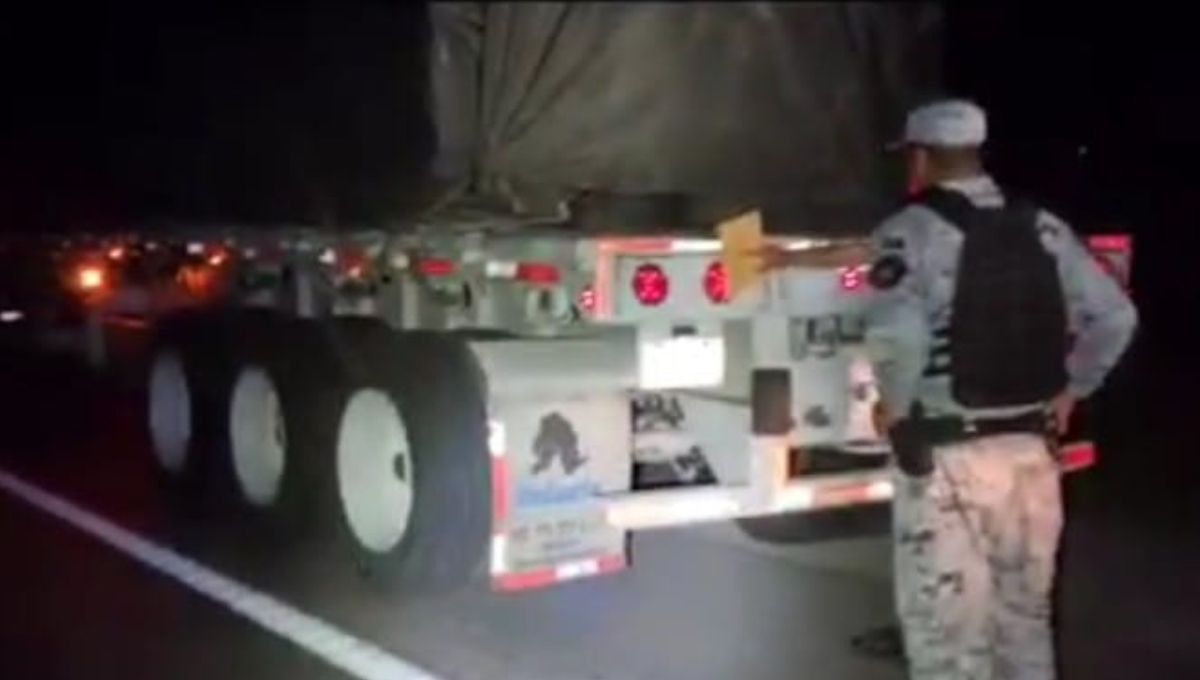 El conductor de tráiler no contaba con la documentación que indiqué su procedencia