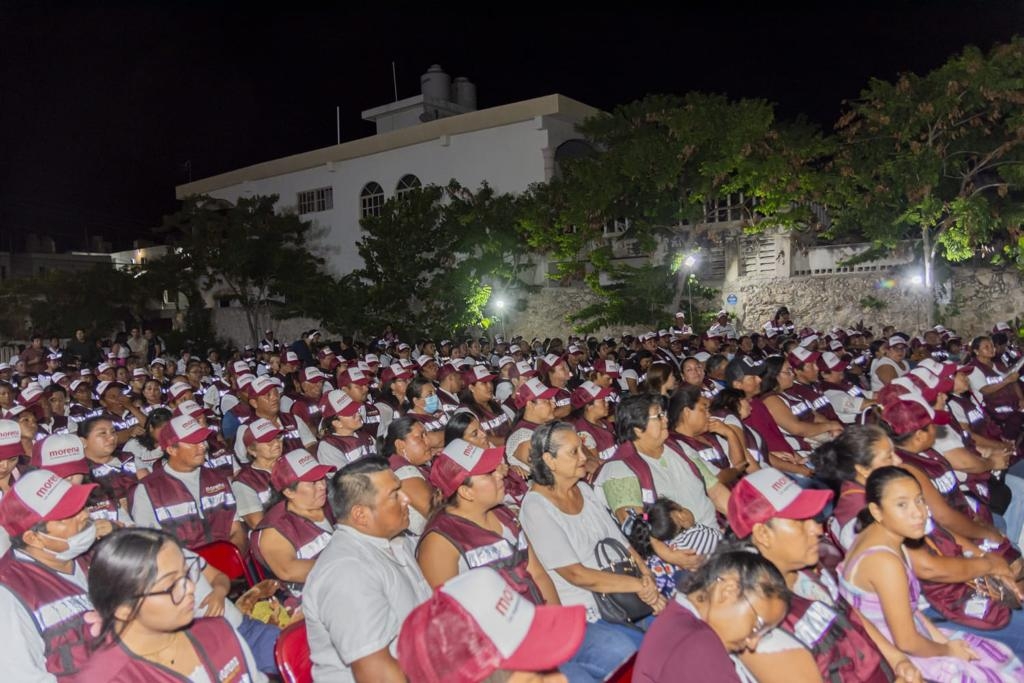 El evento se realizó con la presencia de más de 500 simpatizantes de Morena