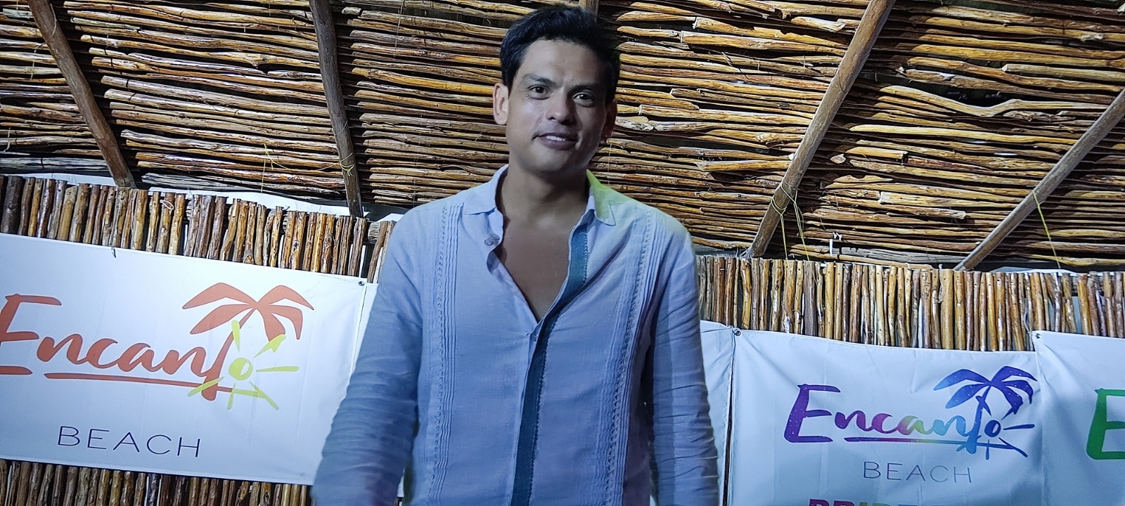 Finlandia es la cinta que Cuauhtli Jiménez protagonizó como un muxe y que promociona en Riviera Maya