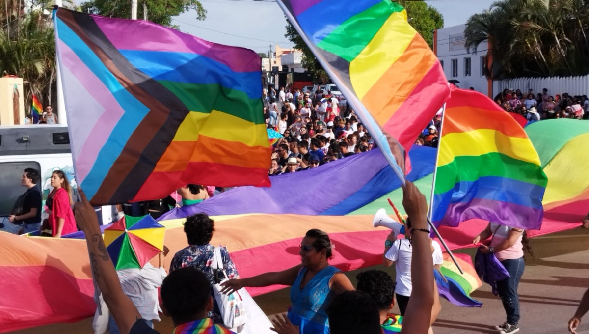 Marcha LGBT + en Campeche Marcha LGBT + en Campeche