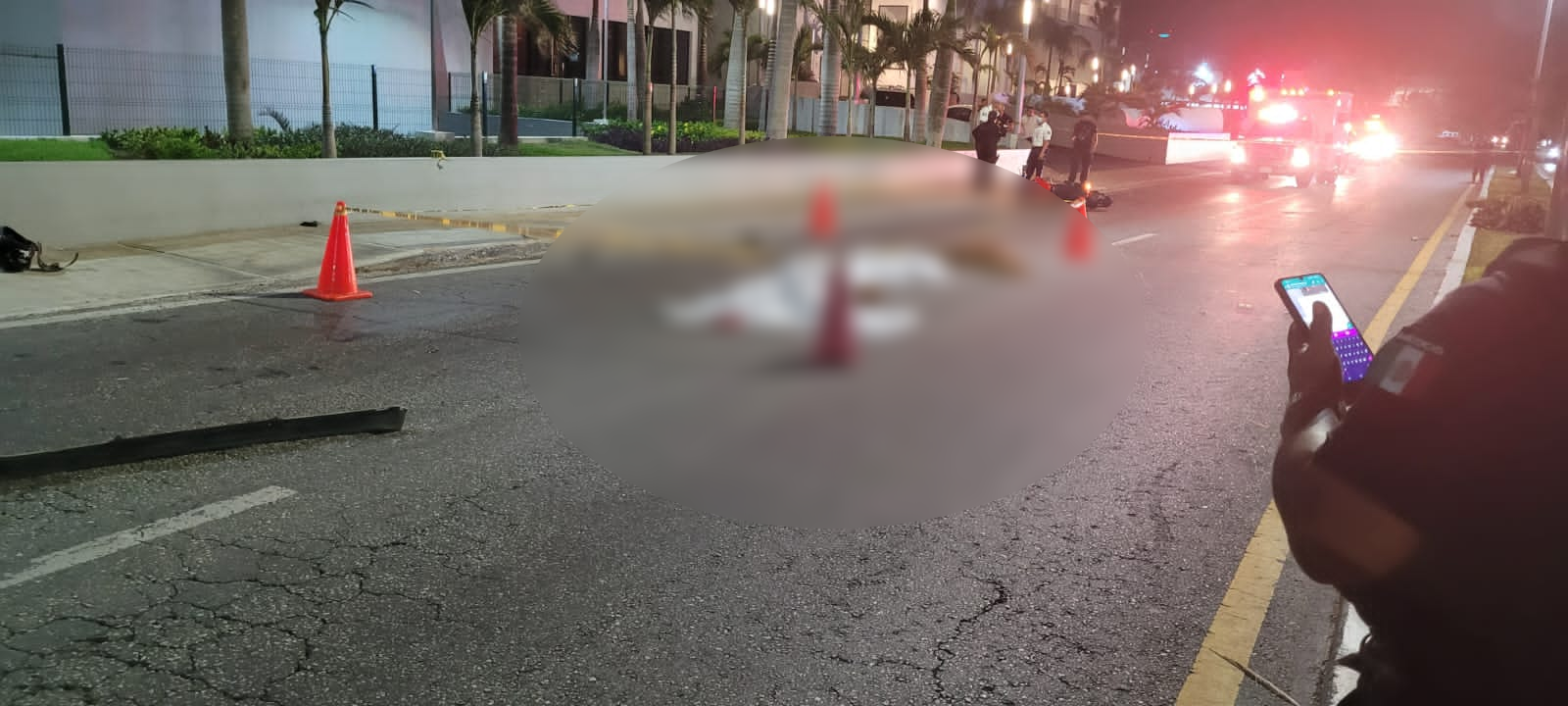 Se reveló que las víctimas fueron un hombre y una mujer, estos circulaban en una motocicleta que no portaba placas