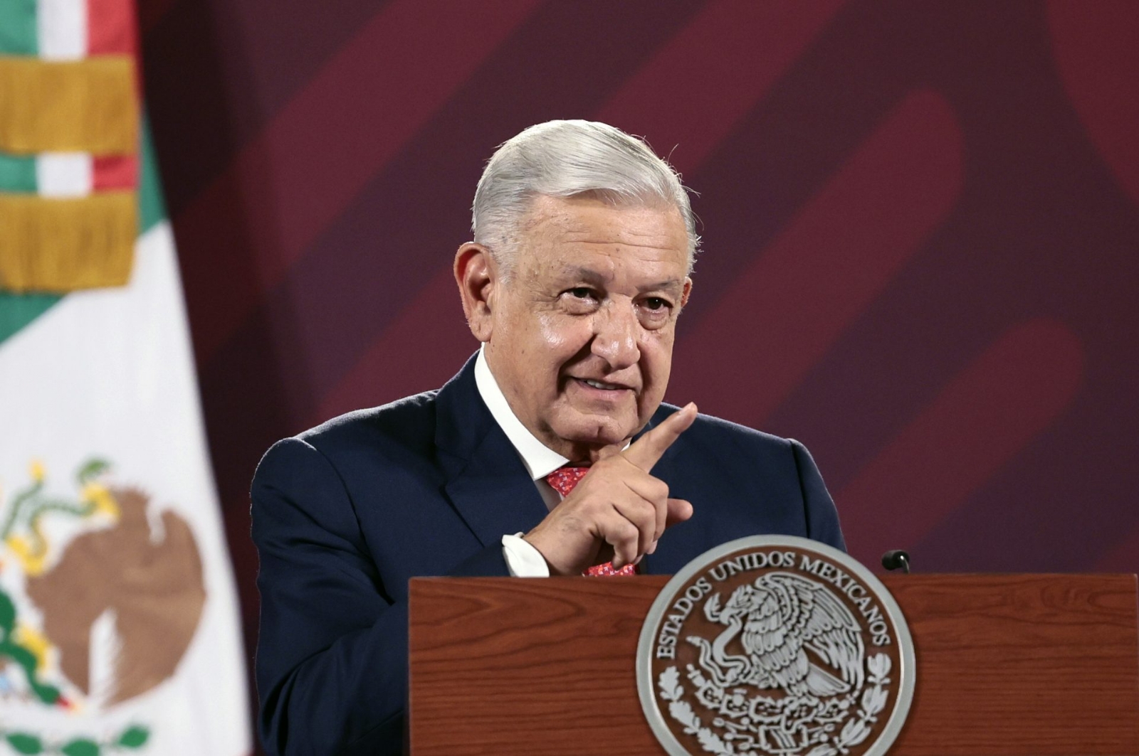 Presidente AMLO en conferencia de prensa
