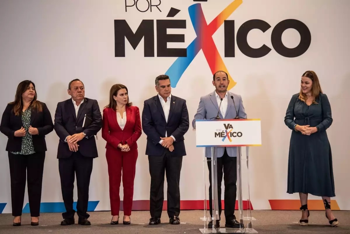 Aspirantes a la candidatura presidencial por la alianza 'Va por México'