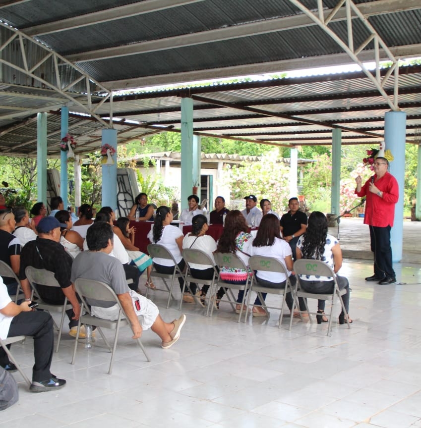 El evento fue encabezado por el presidente municipal Erick Borges Yam El evento fue encabezado por el presidente municipal Erick Borges Yam