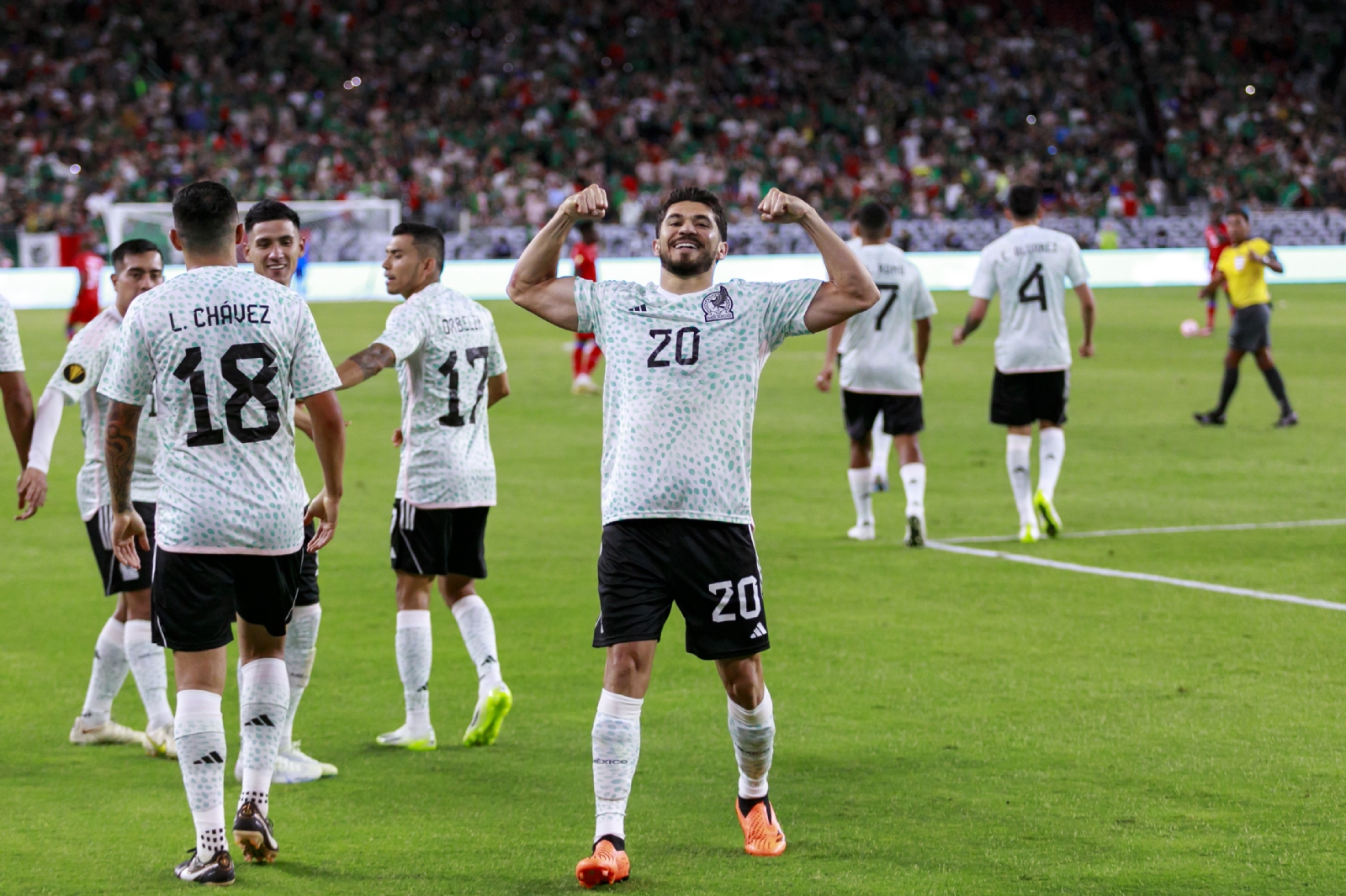 El duelo entre México y Haití se llevó a cabo en Glendale, Arizona.
