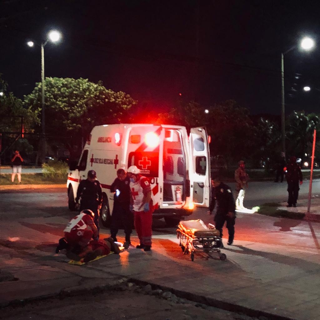 Los hechos ocurrieron en la calle 111, esquina con avenida Andrés Quintana Roo