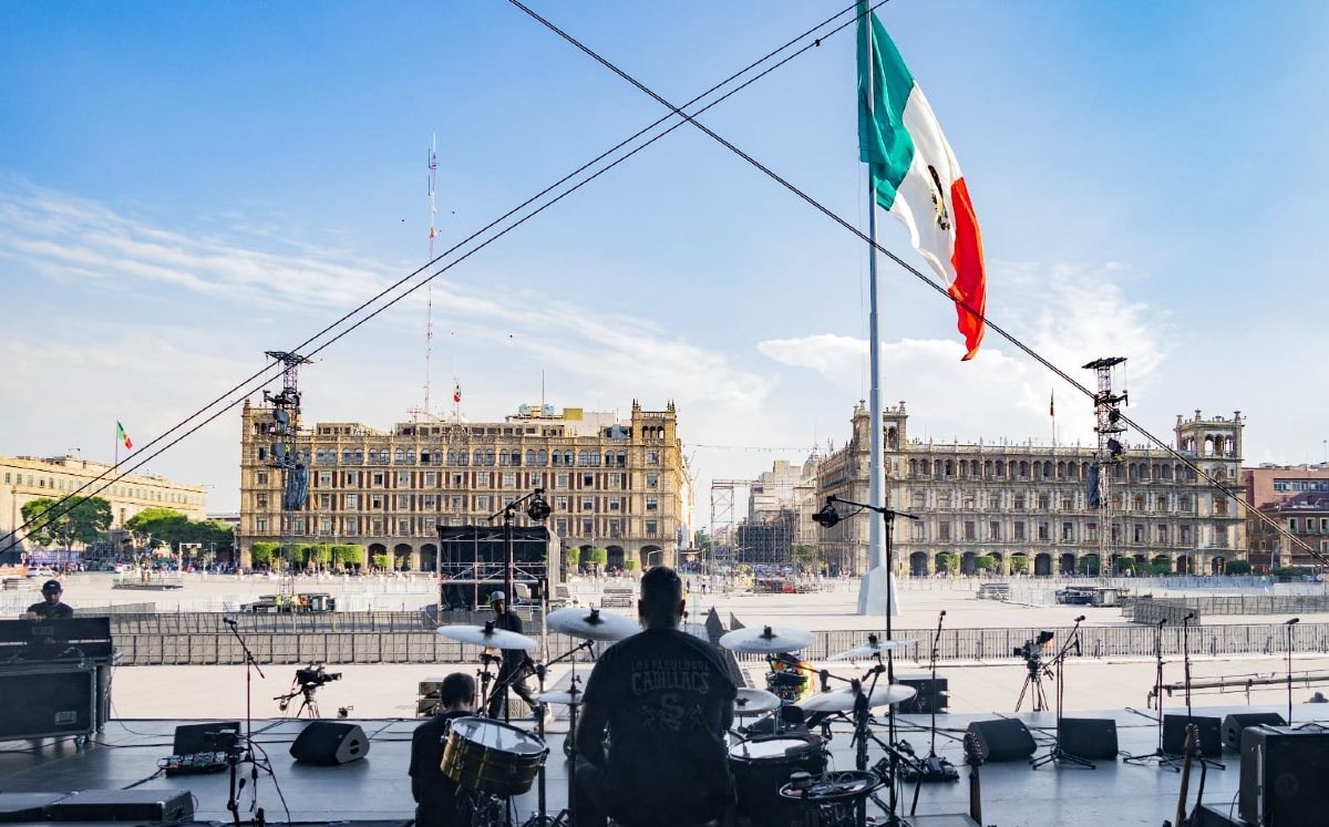 Fabulosos Cadillacs en el Zócalo de la CDMX