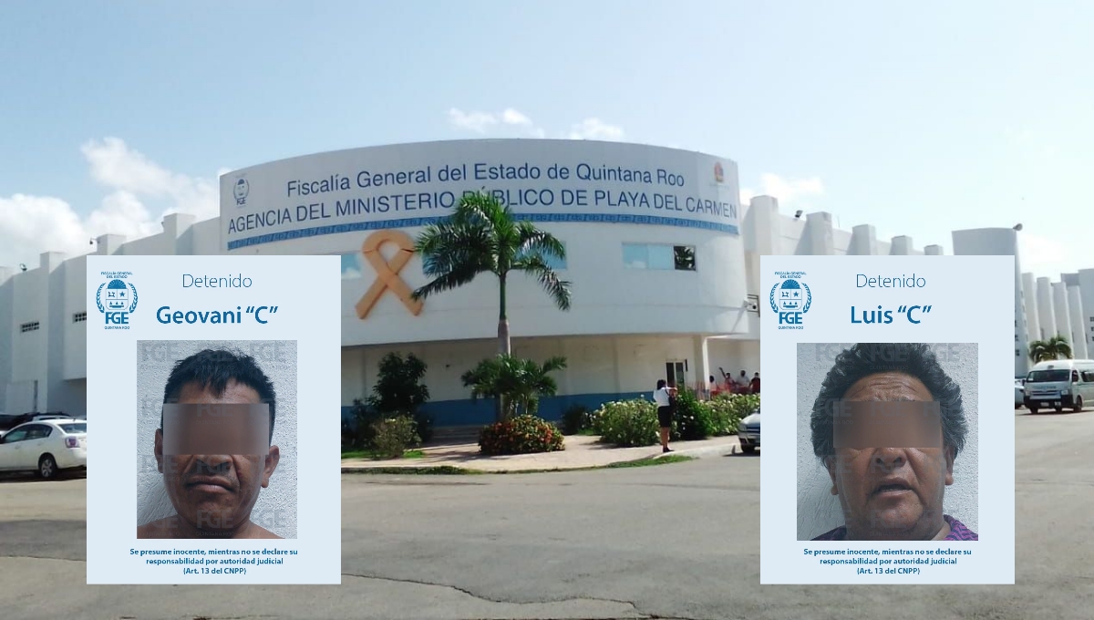 Los detenidos fueron identificados como Daniel “C” y Geovani “C” Los detenidos fueron identificados como Daniel “C” y Geovani “C”